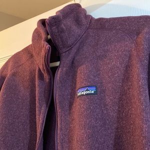 Patagonia XL women’s Better Sweater Fleece Jacket Maroon